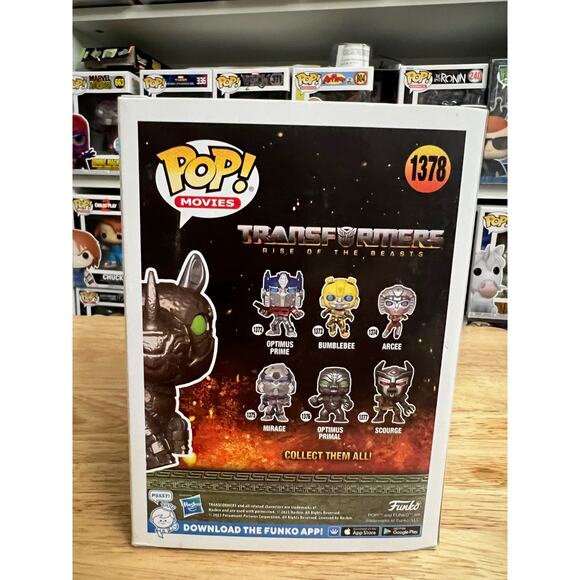 EXCLUSIVE Rhinox Transformers Rise of the Beasts Funko Pop #1378 Autobot Maximal - Picture 3 of 6